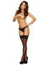 Sheer Thigh High LH-1006 Black OS